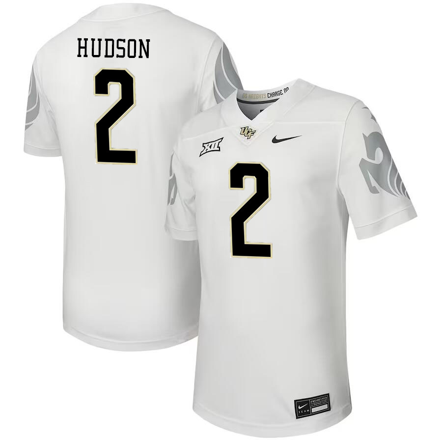 #2 Kobe Hudson UCF Knights Jerseys Football Stitched-White